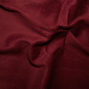 Wine Cotton 8 Wale Corduroy Fabric 0.5m