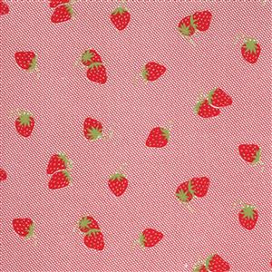 Moda Sunday Stroll in Red Strawberry Fabric 0.5m