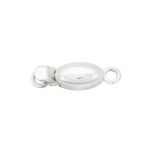 JM Essential 925 Sterling Silver Oval Clasp, Approx 4x10mm