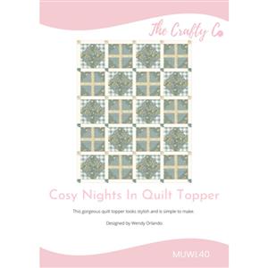 The Crafty Co Cosy Nights In Quilt Instructions (43.5in x 56.5in)