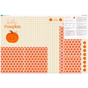 Hello Pumpkin Tote Bag Fabric Panel (140 x 94cm)