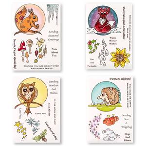 Fantastic Fox, Hedgehugs, Have A Hoot, Bright Eyed & Bushy Tailed Stamp Sets