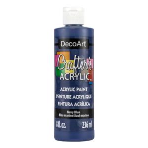 Navy Blue Crafters Acrylic 8Oz