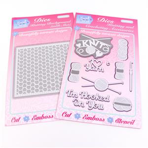 Sewing & MoreKnitting and Crocheting Acessories and Knitting Background Die Set