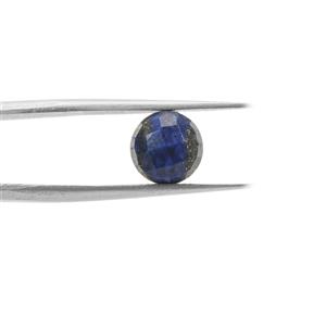 2cts Lapis Lazuli Round Faceted  Approx 8mm 1pc