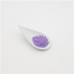 Miyuki Seed Beads 8/0 Duracoat Opaque Dyed Lilac, approx. 22GM/TB