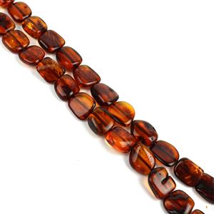Baltic Cognac Amber Beads, Approx. 10x8-16x11mm, 38cm