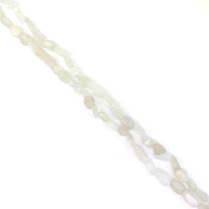320cts White Moonstone Nuggets Approx 5x6 - 6x10mm, 60