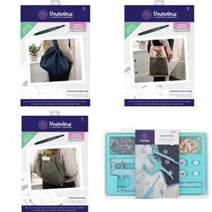 Threaders Eyelet Tool Kit Collection with Drawstring Crossover and Backpack  Bag Making Templates with Shoulder Bag Template Free