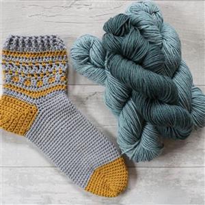 Anna Nikipirowicz Totton Crochet Socks Pattern