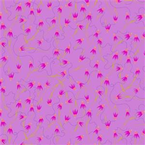 Alison Glass Wildflowers Collection Coneflowers Fuschia Fabric 0.5m