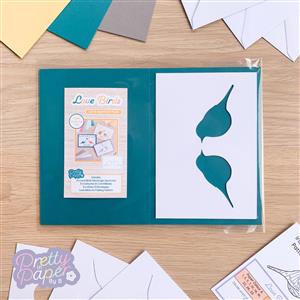 Love Bird Aperture Cards (Pack of 3) & Iris Folding Pattern
