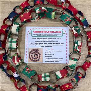 Allison Maryon's Fabric Christmas Chains Instructions