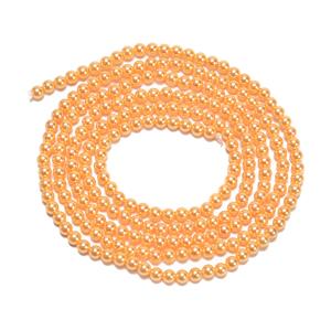 4mm Gold Shell Pearl, 1m Strand