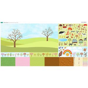 Delphine Brooks Countryside Nursery Creative Fabric Panel (140 x 76cm)