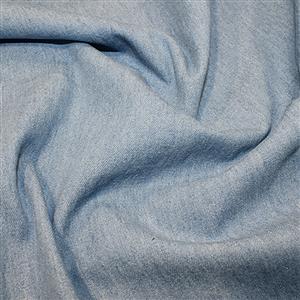 8oz Medium/Heavy Weight Washed Denim Cotton - Light Blue 0.5m