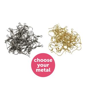 Katrilee Surgical Steel Earring Hooks - Gold or Silver