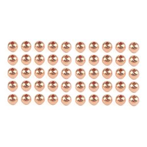 Rose Gold Plated 925 Sterling Silver Spacer Beads, 3mm, 50pcs