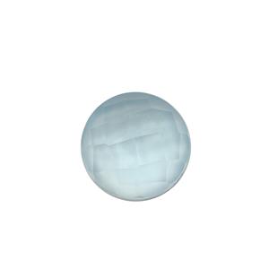 2cts Sky Blue Topaz Faceted Round Approx 8mm