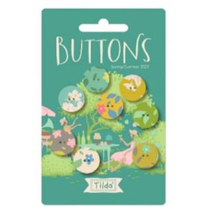Tilda Sunday Brunch Buttons Pack of 8 (16mm) 