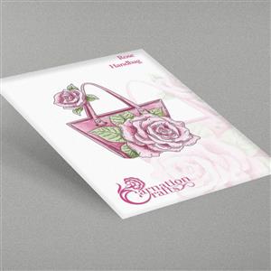 Carnation Crafts Rose Handbag Die Set