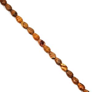 280cts Picture Jasper Faceted Drops Approx 10x14mm, 38cm Strand