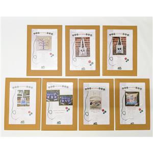 Owl and Sewing Cat Applique Craft Collection 8 - PRINTED PATTERNS set of 6 PLUS 2 BONUS FREE PATTERNS