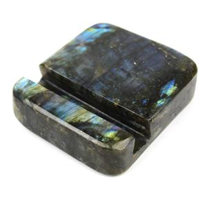 1525 Cts Labradorite Mobile Phone Holder Approx. 75x85x25mm