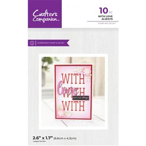 Crafter's Companion Stamps & Dies - With Love Always