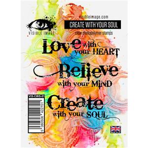 Visible Image Create With Your Soul Stamp Set