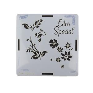 Floral Collection Extra Special Rotation Stencil