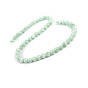 150 cts Green Angelite Plain Rounds Approx 8mm, 38cm Strand