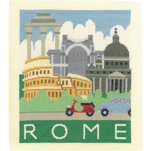 Cityscapes - Rome Cross Stitch Kit (21.5 x 25.5cm)