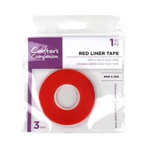 Crafters Companion - Red Liner Double Sided Tape (3mm)