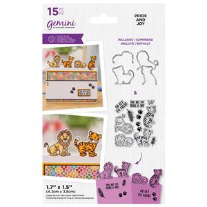 Crafters Companion - Stamp & Die Set - Pride and Joy - 15PC