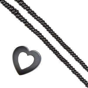 Magnetic Hematite Heart Halo Pendant Project With Downloadable Instructions By Mark Smith