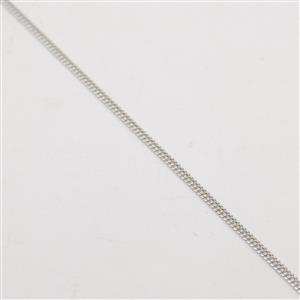 925 Sterling Silver Panza Curb Chain, 56cm/22