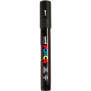 Posca Marker, black, no. PC-5M, line 2,5 mm, 1 pc