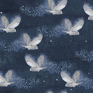 Secret Garden Collection Owl Escape Fabric 0.5m