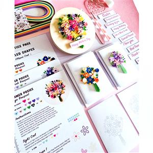 TillyViktor - Summer Posies Quilling Kit with tools