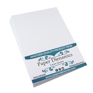 Paper Dienamics A4 Pure Extra White uncoated card 350gsm - 50 sheets  