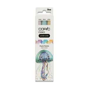  Copic Ciao (Layer & Mix)  Set of 3, Pastel Palette