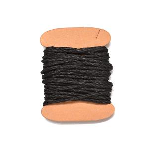 1.0mm Black Hemp Cord, 2m 