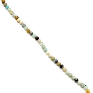 280cts Multi-Colour Amazonite Plain Rounds Approx 6mm,1m Strand