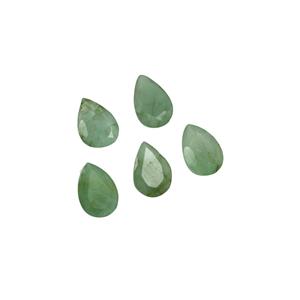 2.85cts Sakota Emerald 7x5mm Pear Pack of 5 (O)