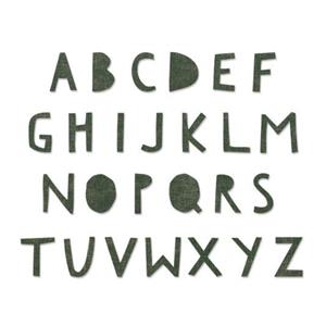 Bigz XL Alphabet Die Cutout Upper by Tim Holtz