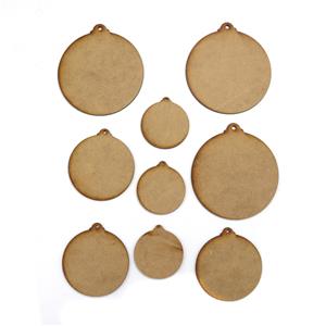 2mm MDF Bauble Collection