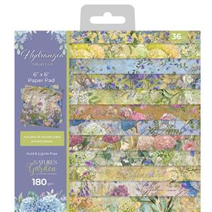 Natures Garden – Hydrangea – 6” x 6” Paper Pad