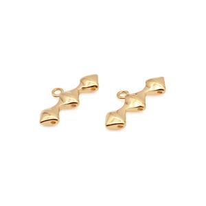 Cymbal Kionia III - Silky Bead Bead Ending - 24K Gold Plated (2pk)