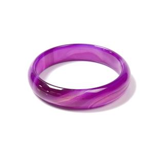280cts Purple Agate Bangle, Inner Diameter Approx. 68mm